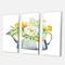 Designart - Roses Peonies & Marigolds In Garden Watering Can - Farmhouse Canvas Wall Art Print